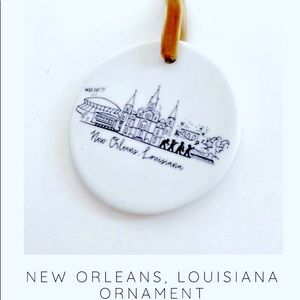 New Orleans Nola Ceramic Ornament